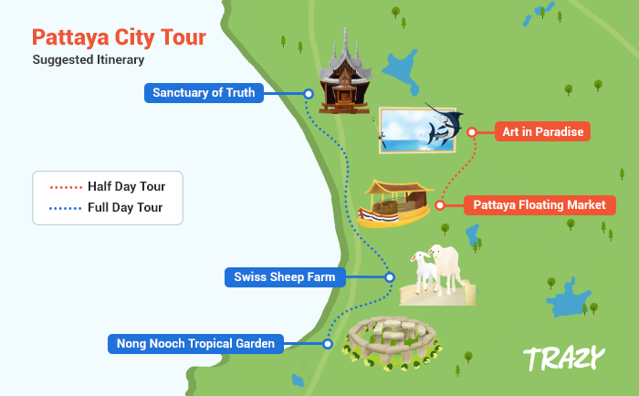 pattaya day tour itinerary